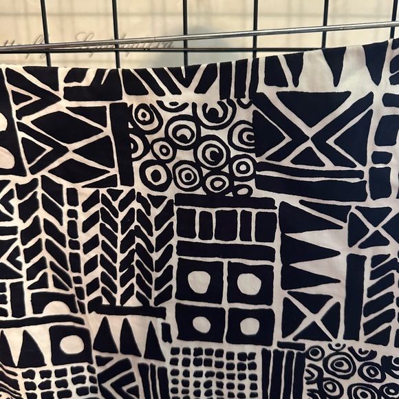 J. Crew Black and White Pencil Mini Skirt - Picture 2 of 6